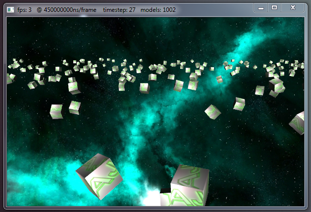 Debugging the engine with CodeXL.
