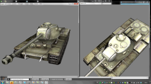 Model viewer screenshot with a specular map.